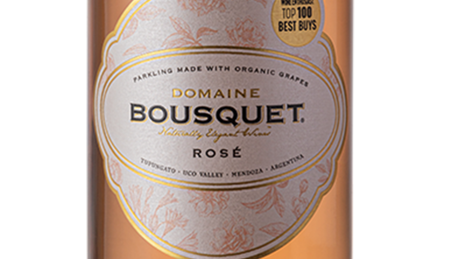 UN BRUT ROSÉ CON EL AVAL DE DOMAINE BOUSQUET.